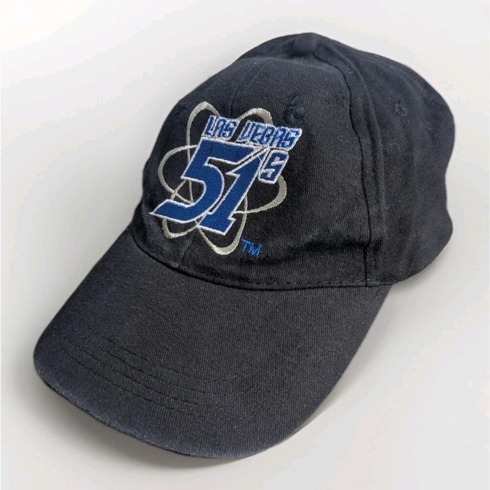 Las Vegas 51's Fox Sports Radio Minor League Baseball Strapback Hat Black Blue